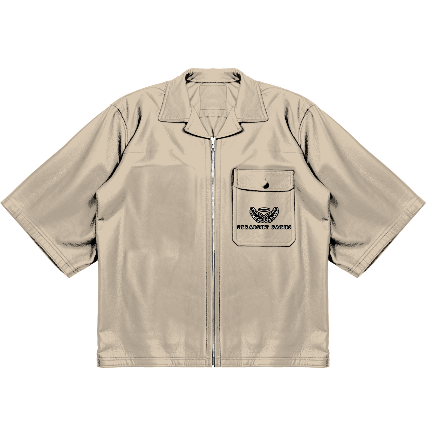 Beige Zip Up