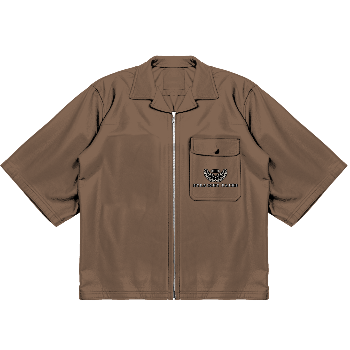 Brown Zip Up
